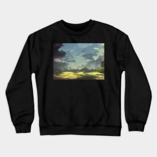 landscape pictures for wall dense Crewneck Sweatshirt